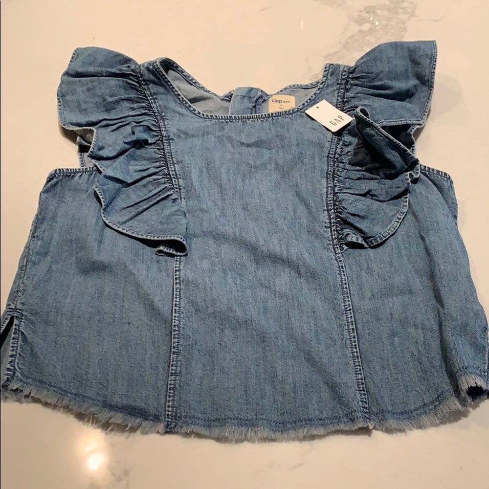 Denim Crop Top